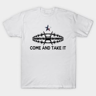 Texas Come And Take It Barbed Wire T-Shirt